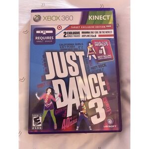 Just Dance 3 (Microsoft Xbox 360, 2011) Complete Tested Working‎ -